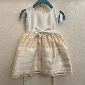 Sweet Kids toddler white flower girl dress size large